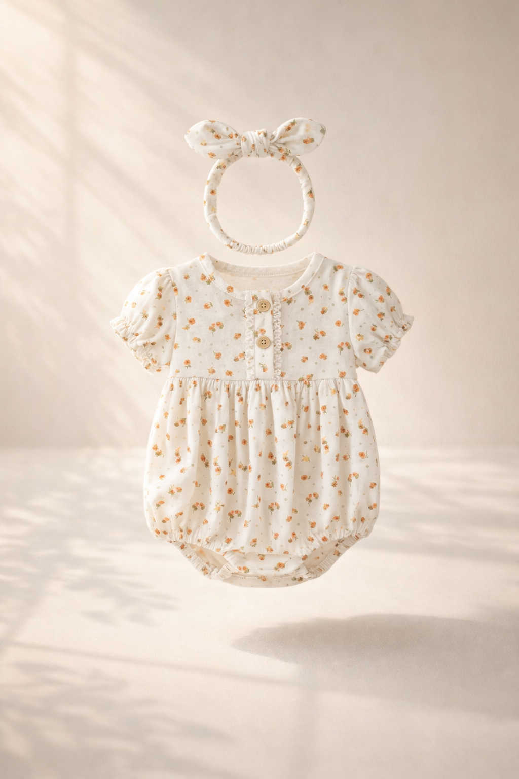 Ivory Garden Romper Set