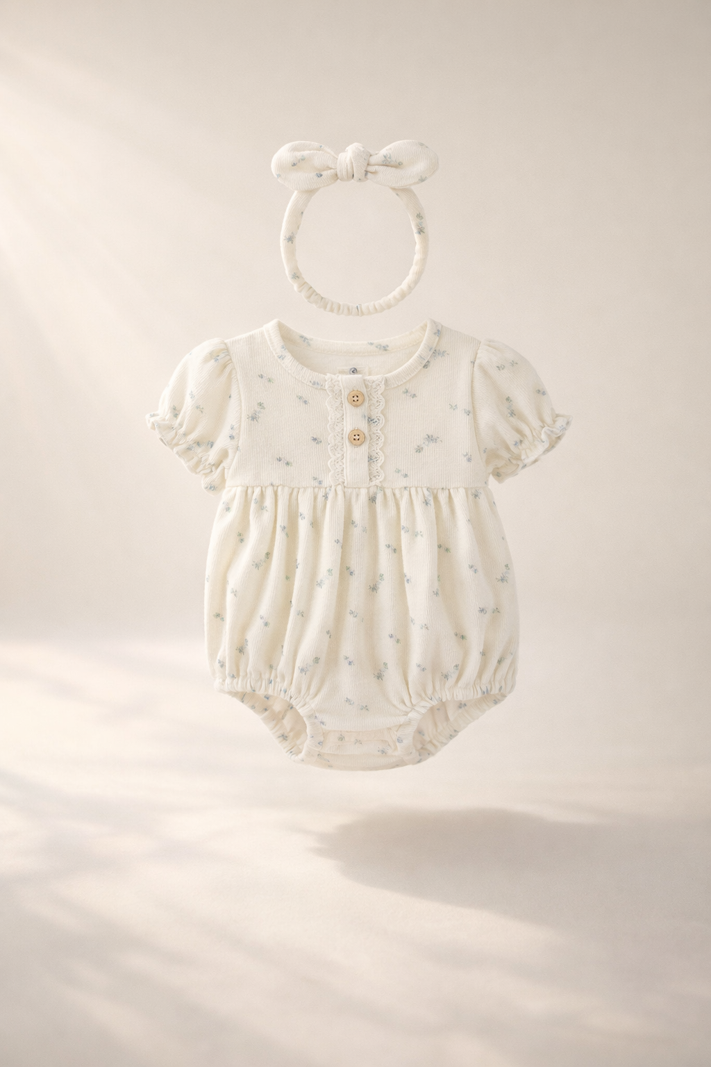 Ivory Garden Romper Set