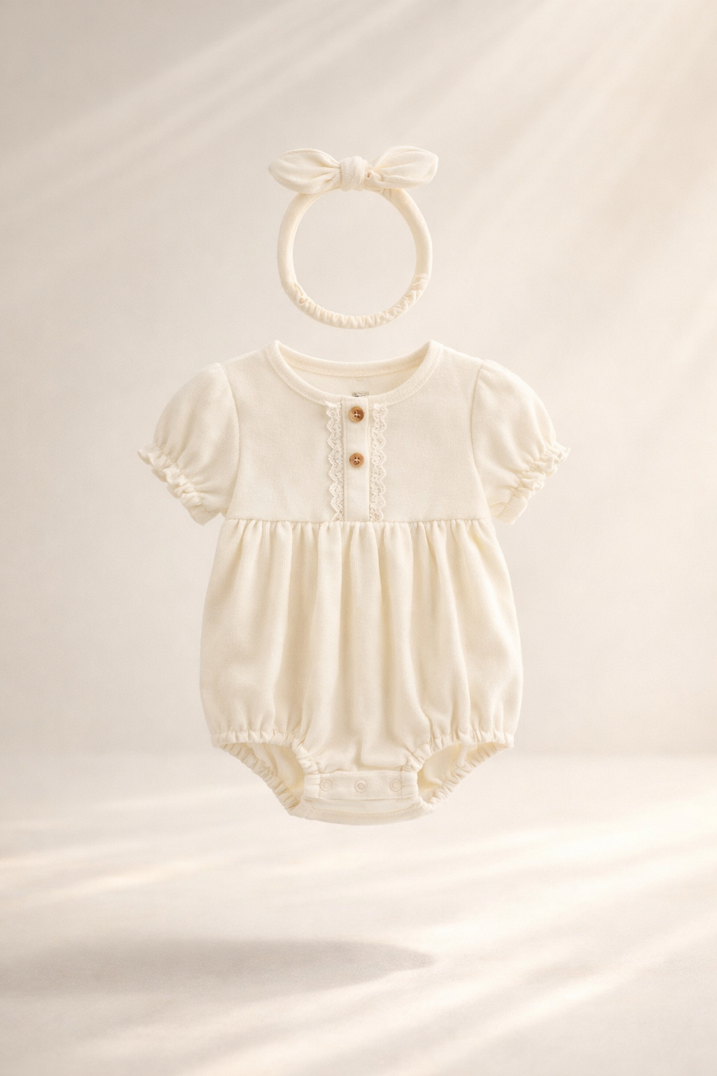 Ivory Garden Romper Set